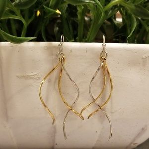 Silver & Gold Toned Earrings
